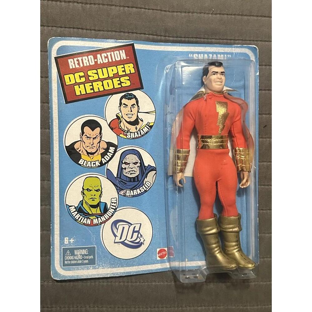 Retro Action DC Super Heroes SHAZAM Action Figure NIB Brand NEW Factory SEALED